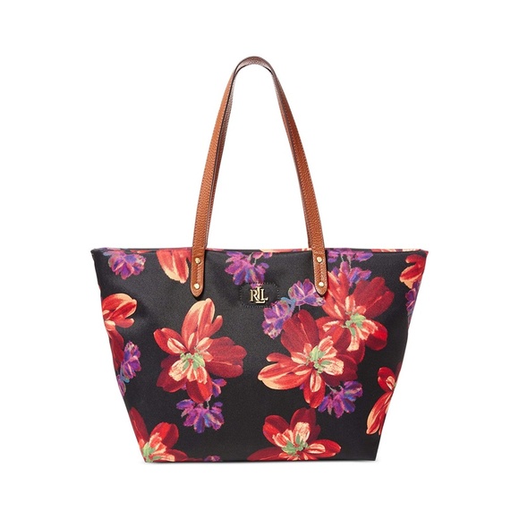 Lauren Ralph Lauren Handbags - Ralph Lauren Womens Bainbridge Nylon Tote - Floral